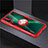 Custodia Silicone Trasparente Ultra Slim Cover Morbida con Magnetico Anello Supporto C02 per Huawei Nova 5 Pro Rosso