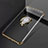 Custodia Silicone Trasparente Ultra Slim Cover Morbida con Magnetico Anello Supporto C02 per Oppo K1 Oro