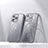 Custodia Silicone Trasparente Ultra Slim Morbida con Mag-Safe Magnetic LD4 per Apple iPhone 16 Pro Max Grigio