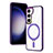 Custodia Silicone Trasparente Ultra Slim Morbida con Mag-Safe Magnetic SD1 per Samsung Galaxy S21 Plus 5G Viola