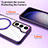 Custodia Silicone Trasparente Ultra Slim Morbida con Mag-Safe Magnetic SD1 per Samsung Galaxy S23 5G