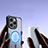 Custodia Silicone Trasparente Ultra Slim Morbida con Mag-Safe Magnetic XD6 per Apple iPhone 15 Pro Max Nero
