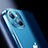 Custodia Silicone Trasparente Ultra Slim Morbida per Apple iPhone 15 Blu