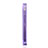 Custodia Silicone Trasparente Ultra Slim Morbida per Apple iPhone 4S Viola