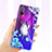 Custodia Silicone Trasparente Ultra Sottile Cover Fiori per Huawei Nova 5