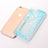 Custodia Silicone Trasparente Ultra Sottile Cover Fiori T01 per Apple iPhone 6 Plus