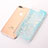 Custodia Silicone Trasparente Ultra Sottile Cover Fiori T01 per Apple iPhone 7 Plus