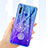 Custodia Silicone Trasparente Ultra Sottile Cover Fiori T03 per Huawei Honor 20i