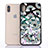 Custodia Silicone Trasparente Ultra Sottile Cover Fiori T06 per Apple iPhone Xs