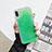 Custodia Silicone Trasparente Ultra Sottile Cover Fiori T12 per Apple iPhone XR Verde