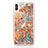 Custodia Silicone Trasparente Ultra Sottile Cover Fiori T17 per Apple iPhone X