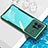 Custodia Silicone Trasparente Ultra Sottile Cover Morbida BH1 per Vivo X80 5G Verde