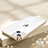 Custodia Silicone Trasparente Ultra Sottile Cover Morbida Bling-Bling LD2 per Apple iPhone 15 Oro