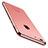 Custodia Silicone Trasparente Ultra Sottile Cover Morbida C01 per Apple iPhone SE (2020) Oro Rosa