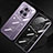 Custodia Silicone Trasparente Ultra Sottile Cover Morbida H01 per Huawei Honor Magic5 Pro 5G Viola