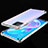 Custodia Silicone Trasparente Ultra Sottile Cover Morbida H01 per Oppo A72 5G Argento