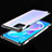 Custodia Silicone Trasparente Ultra Sottile Cover Morbida H01 per Oppo A72 5G Nero