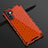 Custodia Silicone Trasparente Ultra Sottile Cover Morbida H01 per Samsung Galaxy Note 10 Rosso