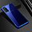 Custodia Silicone Trasparente Ultra Sottile Cover Morbida H01 per Samsung Galaxy Note 20 Ultra 5G Blu