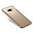 Custodia Silicone Trasparente Ultra Sottile Cover Morbida H01 per Samsung Galaxy S8 Plus Oro