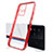 Custodia Silicone Trasparente Ultra Sottile Cover Morbida H01 per Vivo iQOO 10 5G Rosso