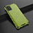 Custodia Silicone Trasparente Ultra Sottile Cover Morbida H02 per Samsung Galaxy A71 4G A715 Verde