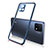 Custodia Silicone Trasparente Ultra Sottile Cover Morbida H02 per Vivo Y31s 5G Blu