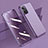 Custodia Silicone Trasparente Ultra Sottile Cover Morbida H02 per Xiaomi Redmi K40 Pro+ Plus 5G Viola