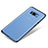 Custodia Silicone Trasparente Ultra Sottile Cover Morbida H03 per Samsung Galaxy S8 Blu