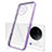 Custodia Silicone Trasparente Ultra Sottile Cover Morbida H03 per Vivo X90 Pro+ Plus 5G Viola