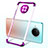 Custodia Silicone Trasparente Ultra Sottile Cover Morbida H03 per Xiaomi Mi 10i 5G Viola