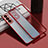 Custodia Silicone Trasparente Ultra Sottile Cover Morbida H04 per Samsung Galaxy S24 5G Rosso