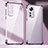 Custodia Silicone Trasparente Ultra Sottile Cover Morbida H06 per Xiaomi Mi 12X 5G Viola