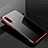 Custodia Silicone Trasparente Ultra Sottile Cover Morbida H08 per Xiaomi Mi 9 Pro Rosso