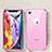 Custodia Silicone Trasparente Ultra Sottile Cover Morbida HC08 per Apple iPhone XR Rosa