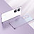 Custodia Silicone Trasparente Ultra Sottile Cover Morbida LD2 per Huawei P50 Pro Viola