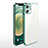 Custodia Silicone Trasparente Ultra Sottile Cover Morbida N04 per Apple iPhone 12 Mini Verde