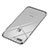 Custodia Silicone Trasparente Ultra Sottile Cover Morbida Q05 per Apple iPhone 7 Plus Argento