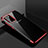 Custodia Silicone Trasparente Ultra Sottile Cover Morbida S01 per Samsung Galaxy S20 Plus Rosso