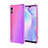 Custodia Silicone Trasparente Ultra Sottile Cover Morbida S01 per Xiaomi Redmi 9A Lavanda