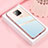 Custodia Silicone Trasparente Ultra Sottile Cover Morbida S02 per Huawei Mate 20 X 5G Oro Rosa