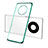 Custodia Silicone Trasparente Ultra Sottile Cover Morbida S02 per Huawei Mate 40E 4G Verde