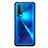 Custodia Silicone Trasparente Ultra Sottile Cover Morbida S02 per Huawei Nova 6 Blu