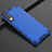 Custodia Silicone Trasparente Ultra Sottile Cover Morbida S02 per Samsung Galaxy A70S Blu