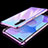 Custodia Silicone Trasparente Ultra Sottile Cover Morbida S03 per Huawei Nova 6 Viola