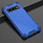 Custodia Silicone Trasparente Ultra Sottile Cover Morbida S05 per Samsung Galaxy S10 5G Blu