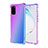 Custodia Silicone Trasparente Ultra Sottile Cover Morbida Sfumato G01 per Samsung Galaxy S20 Viola