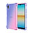 Custodia Silicone Trasparente Ultra Sottile Cover Morbida Sfumato per Sony Xperia Ace III SO-53C Rosa