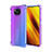 Custodia Silicone Trasparente Ultra Sottile Cover Morbida Sfumato per Xiaomi Poco X3 Pro Viola