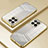 Custodia Silicone Trasparente Ultra Sottile Cover Morbida SY1 per Huawei Honor X8b Oro
